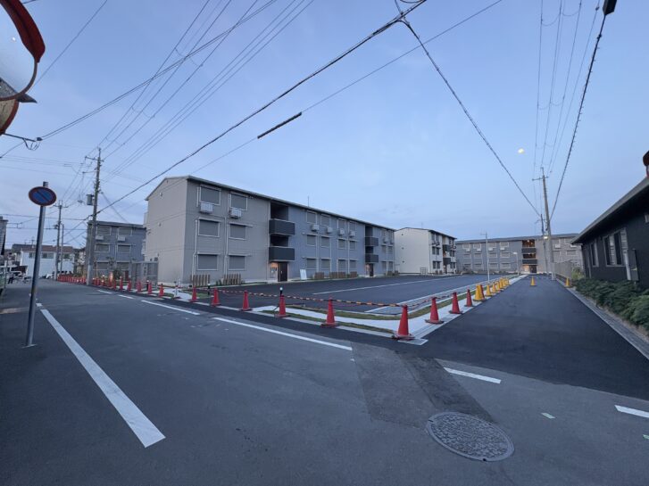ニッケ社宅跡地 集合住宅ガーデンコート加古川 西側外観