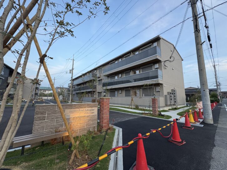 ニッケ社宅跡地 集合住宅ガーデンコート加古川 中央入口付近の建物