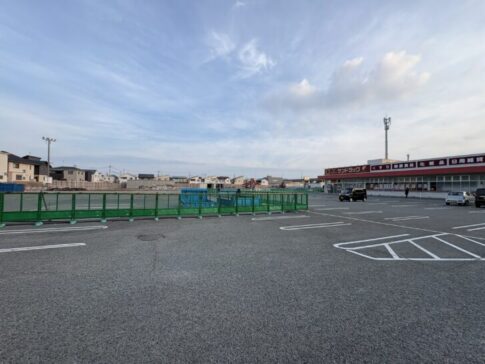 建替え閉店する加古川市尾上町安田スーパーマーケット「マックスバリュ安田店」店舗が無くなった様子