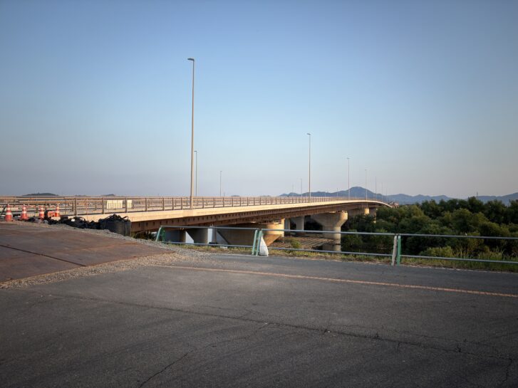加古川市米田町 国道2号線「加古川橋」架け替え工事 2026年8月2日（日）時点の様子