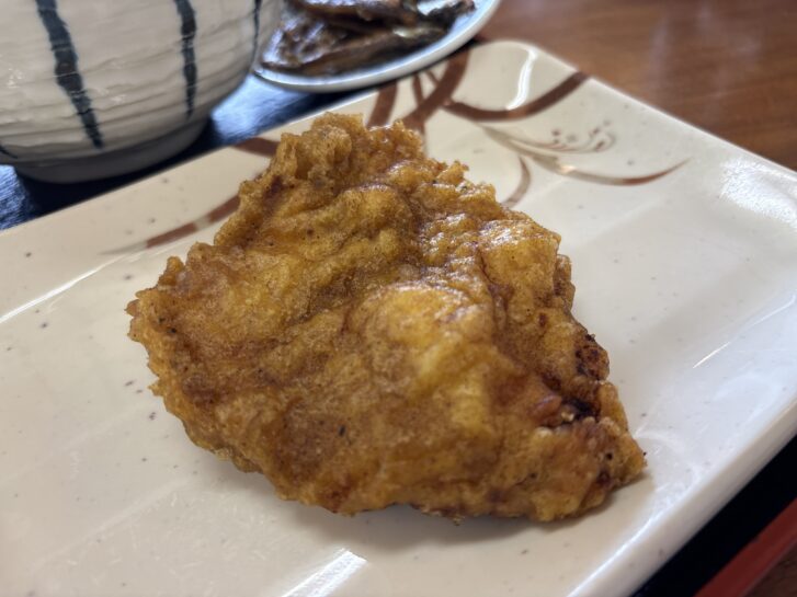 加古郡稲美町国岡 セルフ讃岐うどんの店「自家製麺セルフうどんむぎわら」さん アレー鶏天