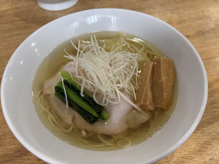 麺屋 志玲 鶏と魚の塩ラーメン 加東市上滝野