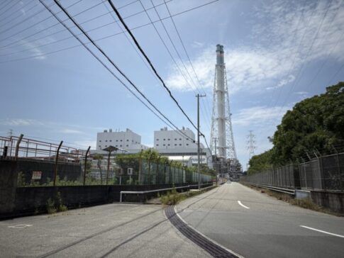 高砂火力発電所 全景（北から）