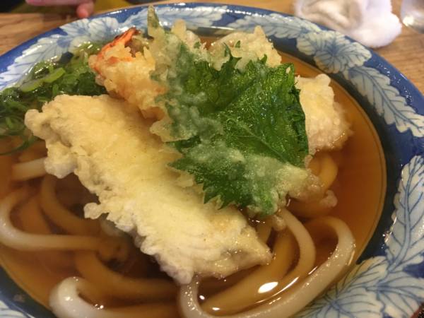 天ぷらうどんの天ぷら