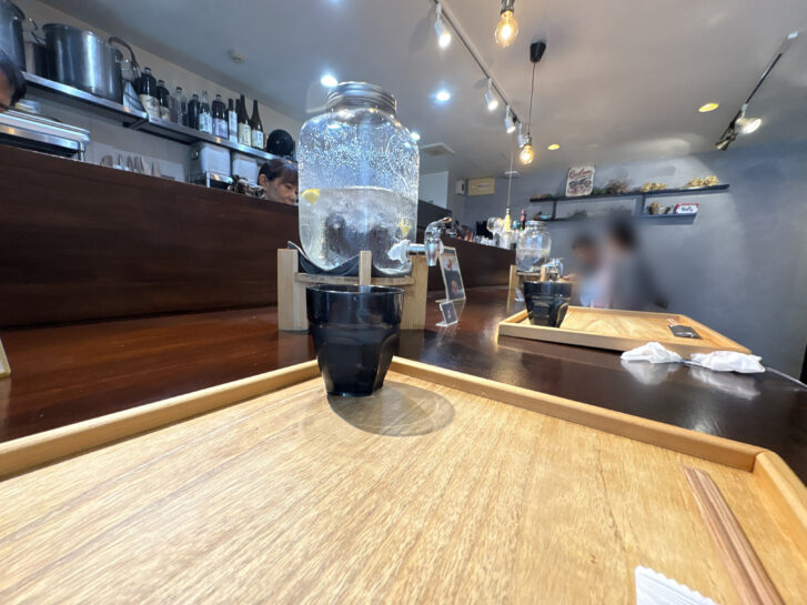 Sらーめん 丹波篠山本店 カウンター席
