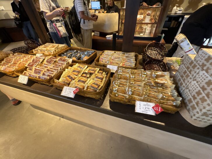 中島大祥堂 丹波本店 お菓子のバラ売りコーナー