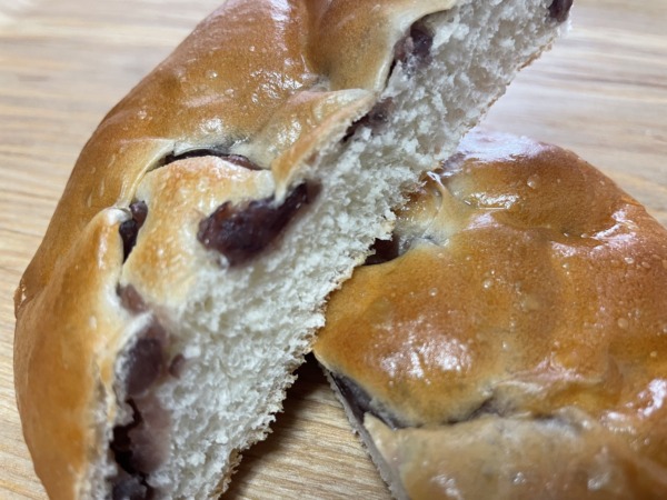 高砂食品 小倉ぱんの断面