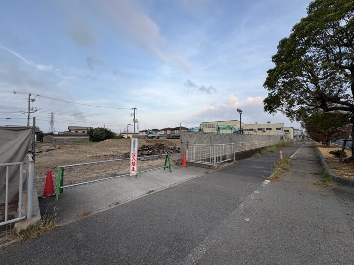 「すたみな太郎 加古川店」建物が解体され更地になった跡地