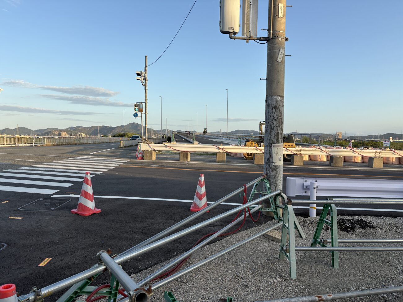 国道2号線 加古川橋架け替え工事 東側交差点 2026年9月23日時点