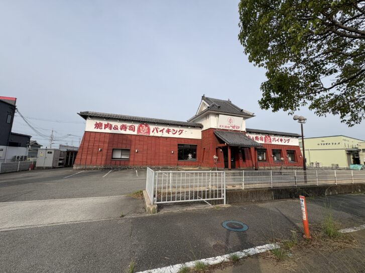 閉店後の「すたみな太郎 加古川店」