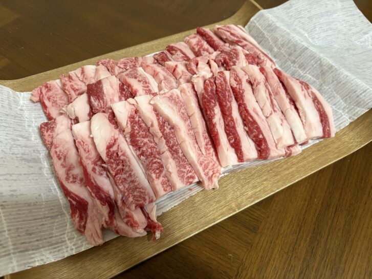 ミートショップナカオ 牛バラ