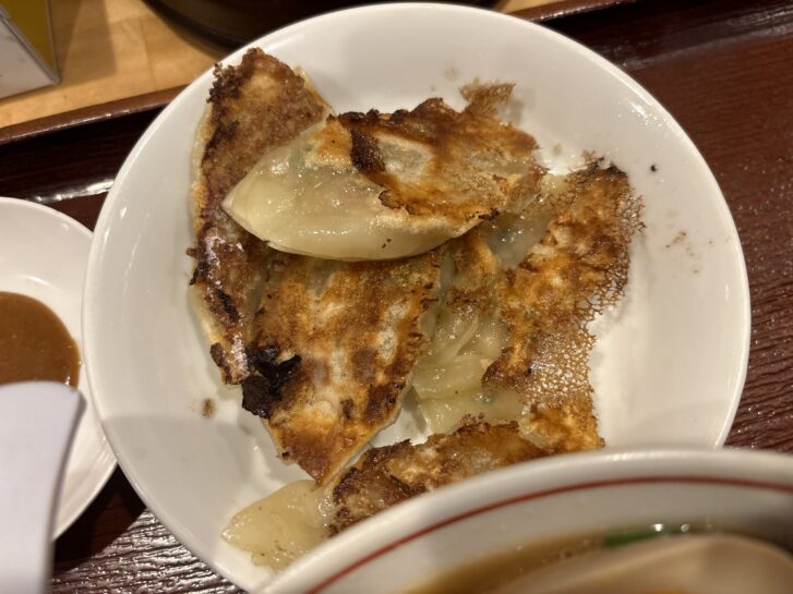 中華そば播州 定食の焼き餃子