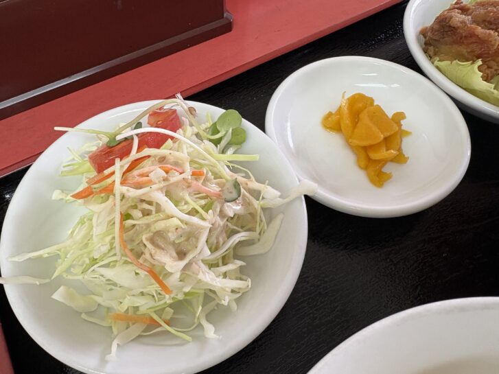 本格中華料理 江南 サラダとお新香
