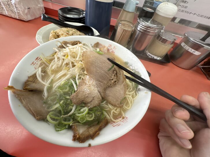 加古川市 長浜ラーメン長浜一番加古川店 とんこつラーメン