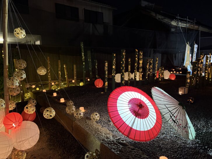 工楽松右衛門旧宅 たかさご万灯祭 ライトアップ（2025年）