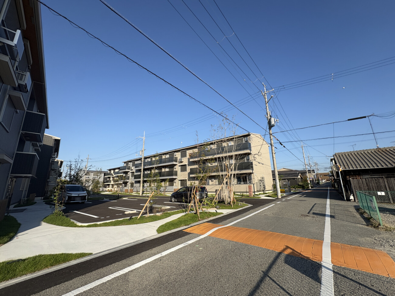 ニッケ社宅跡地 集合住宅ガーデンコート加古川 東側からの外観