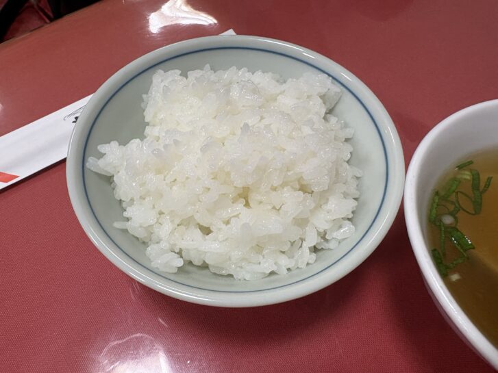 野口町北野 北京料理夜来香の夜来香ランチのご飯