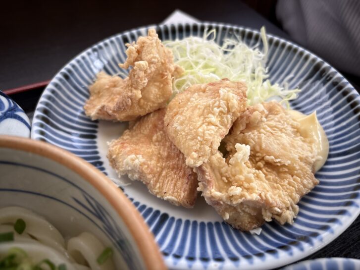 手打ちうどん一休 唐揚げ