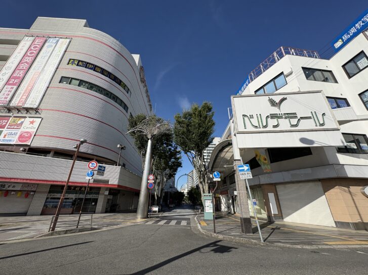 店舗があったJR加古川駅前ベルデモール