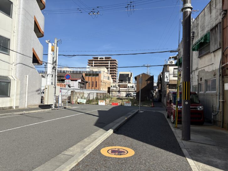 JR加古川駅南 焼鳥「鳥幸」横 更地になっている現場