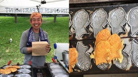 加古川ウェルネスパーク オープンデパート朝市の様子