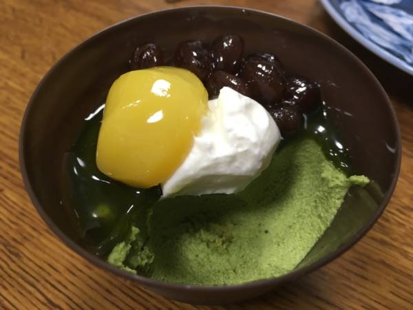 加古川市別府町新野辺 お菓子工房フルート 抹茶ムース