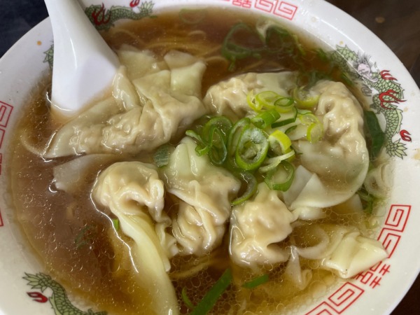 高砂市荒井町 中華料理廣東食家 ワンタン麺ミニ焼飯セット