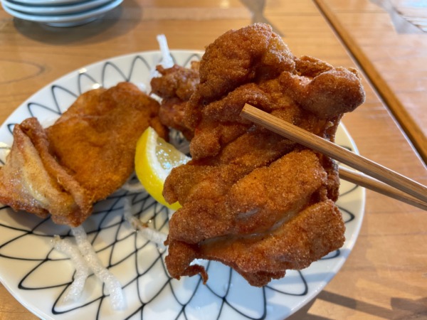 稲美町国岡 そば料理いなみ 唐揚げ