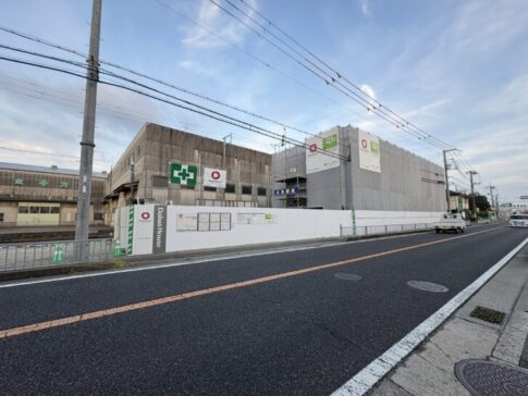 本家しんべえ東加古川本店 解体跡地 北側から見た様子