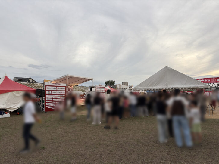 JAPAN BEEF FESTIVAL 賑わうステージ前