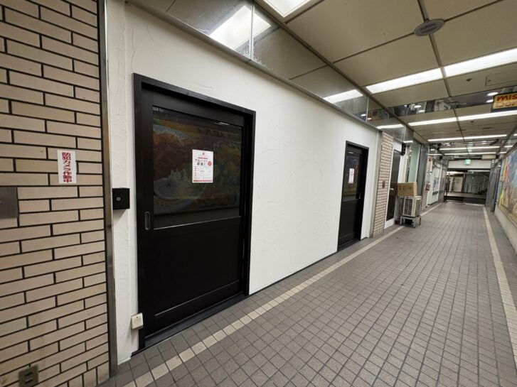 むすめのおむすび 店舗西側通路 加古川町溝之口