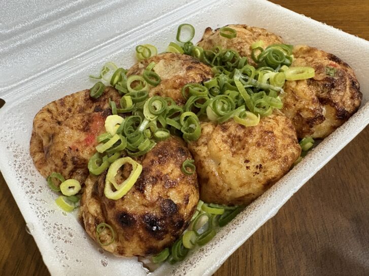 たこやき酒場まるこ たこ焼き 素焼き+ネギ増し 加古川町溝之口