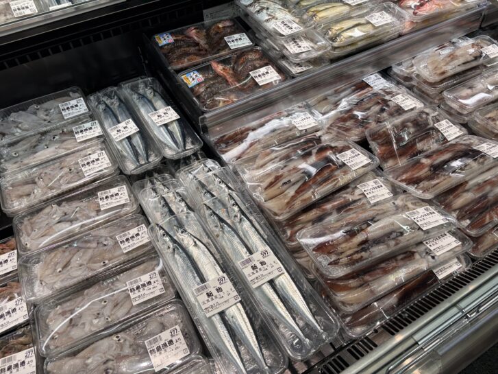 マルアイビッグ 魚介類売り場