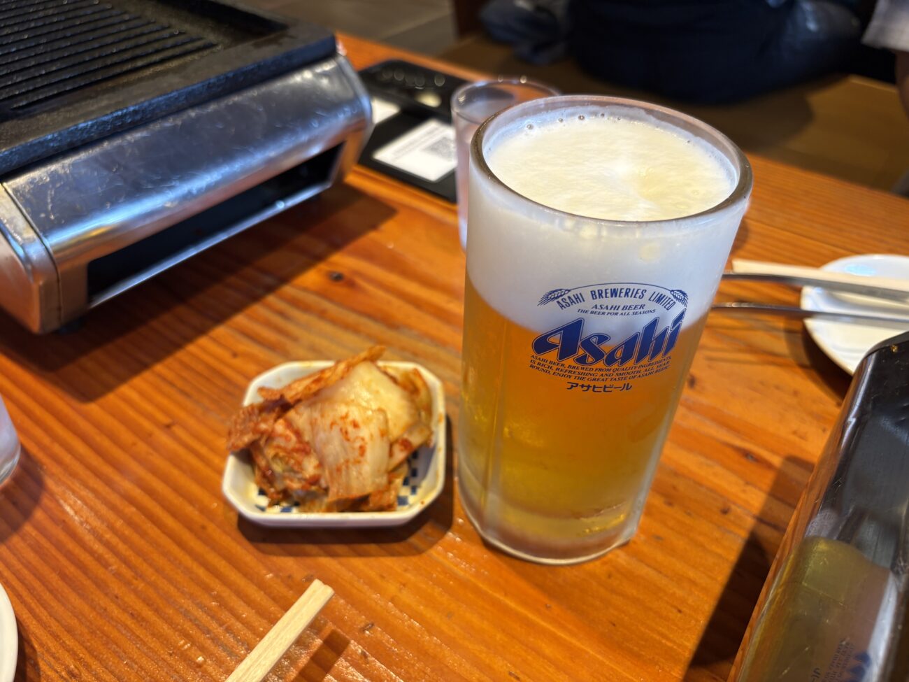 肉の大和 小野本店 生ビール