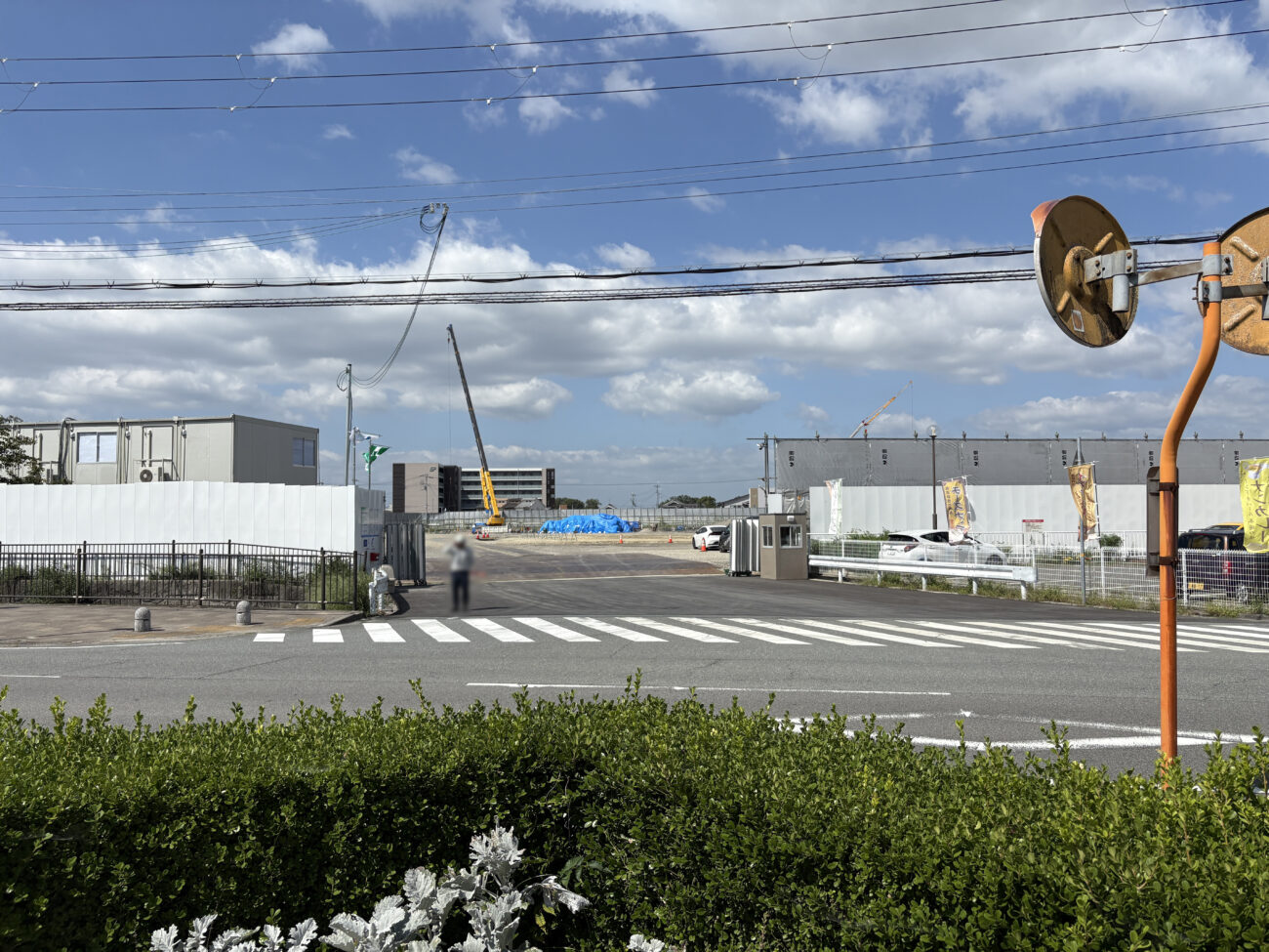 そよら小野 東側現場入口