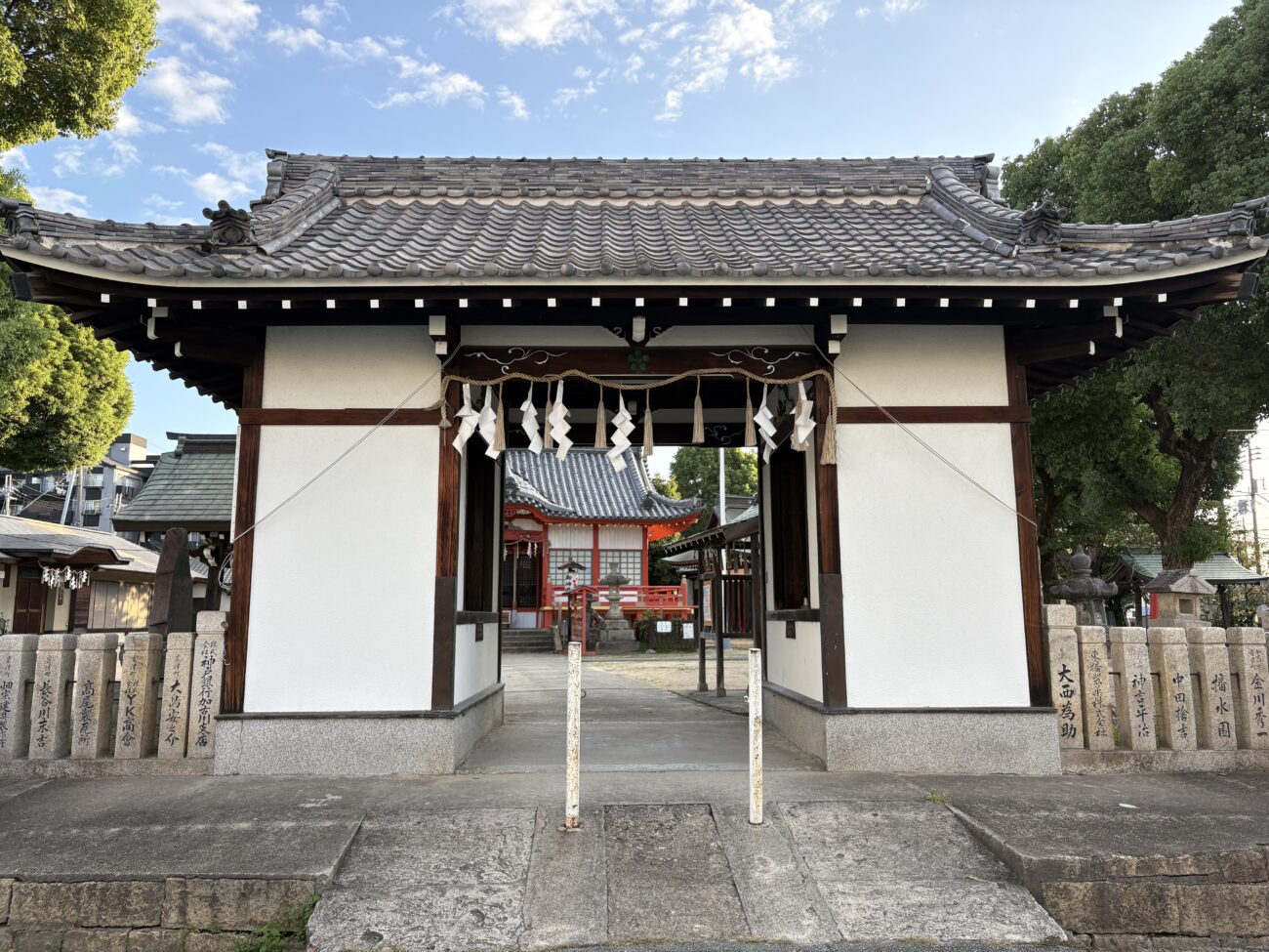 粟津天満神社 正門