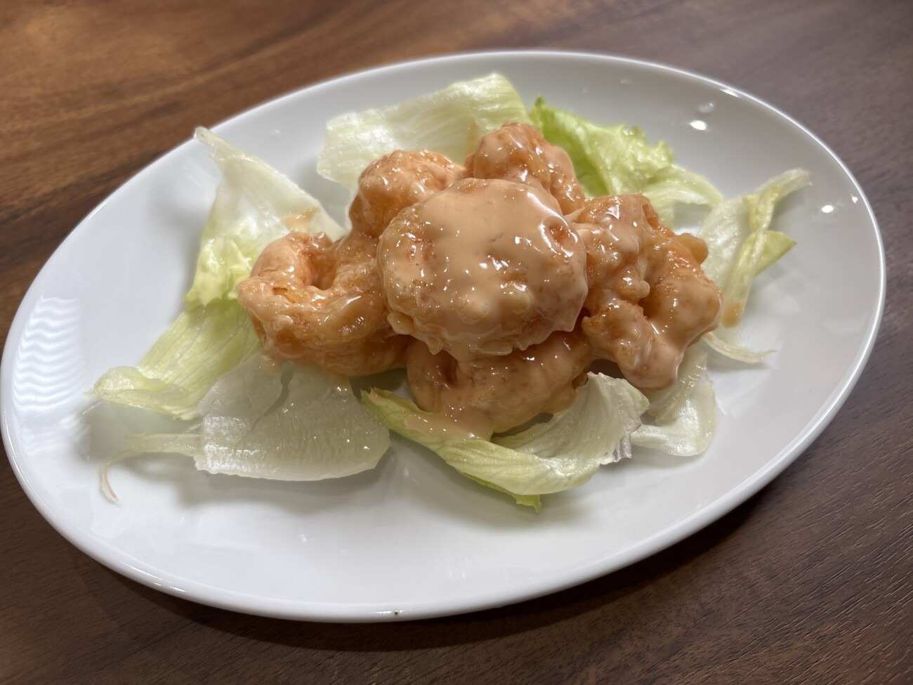 ラーメン芳蘭のえびマヨ プリプリのえびにマヨネーズソース
