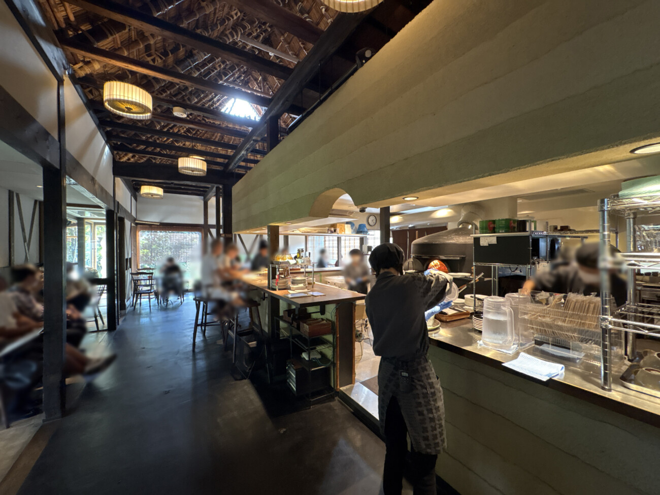 中島大祥堂 丹波本店 カフェ店内の様子