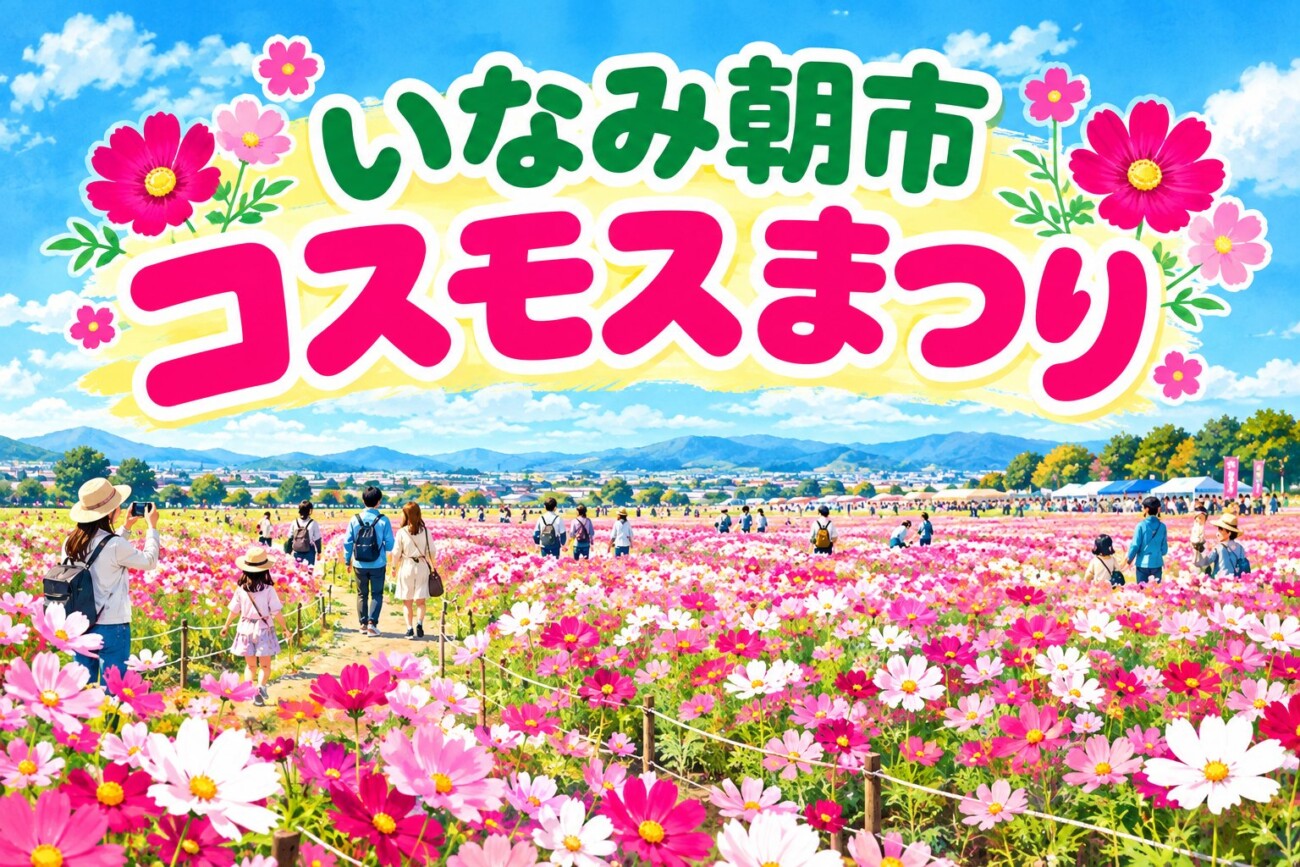 いなみ朝市コスモスまつり